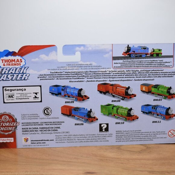 Gina w/ Tender Motorized Trackmaster Revolution Train Tank Engine Mattel New - Picture 11 of 11